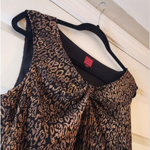 212 Collection stretchy animal print sleeveless blouse XL - Picture 2 of 4